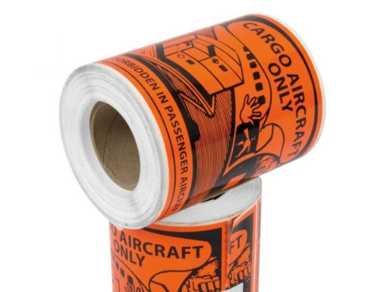 AUSPACKS "Cargo Aircraft Only" Labels 120x110mm, Pack of 500