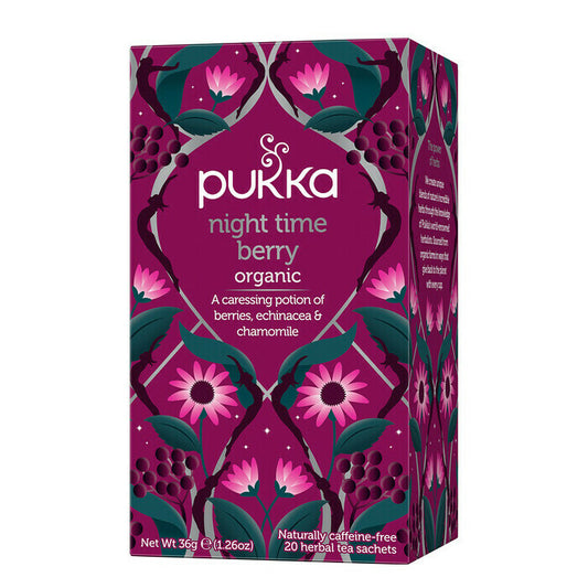 Pukka Night Time Berry Organic Tea - 36g 20 Sachets