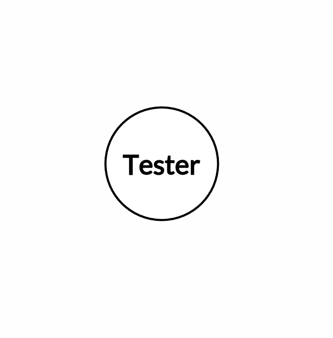 AUSPACKS "Tester" Circle Dot Adhesive Stickers Labels, 2cm Round